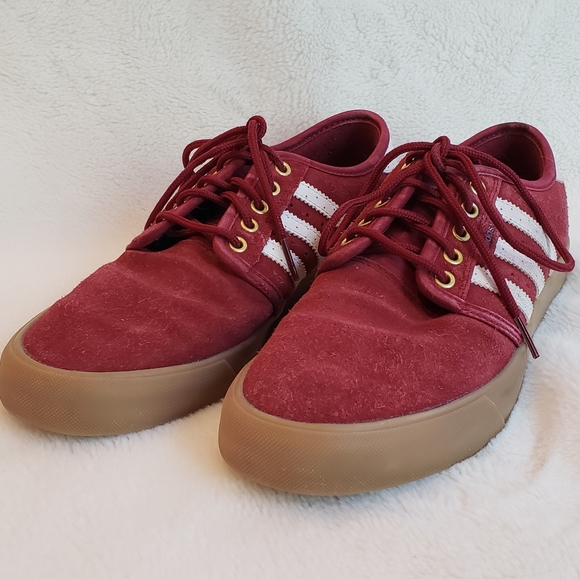 adidas Other - Adidas Seeley Collegiate Burgundy Men's Sneaker 8